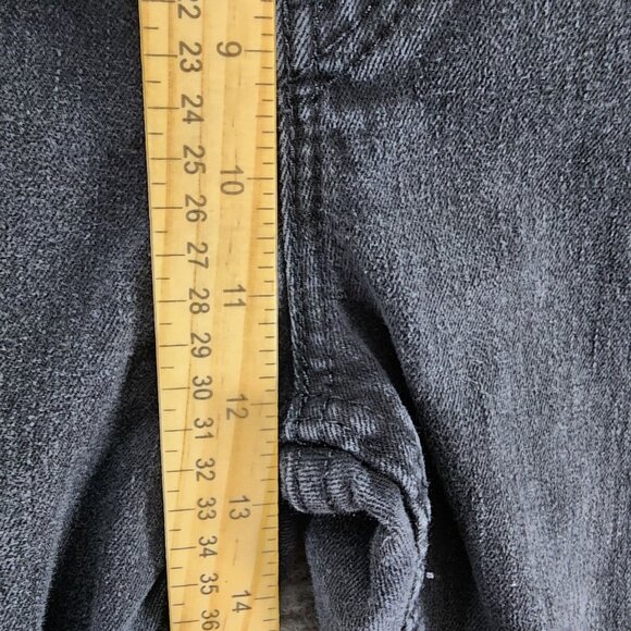 Levi's Jeans Mens 40x32 Black 502 Stretch Denim High Rise Regular Fit Taper - Picture 6 of 14